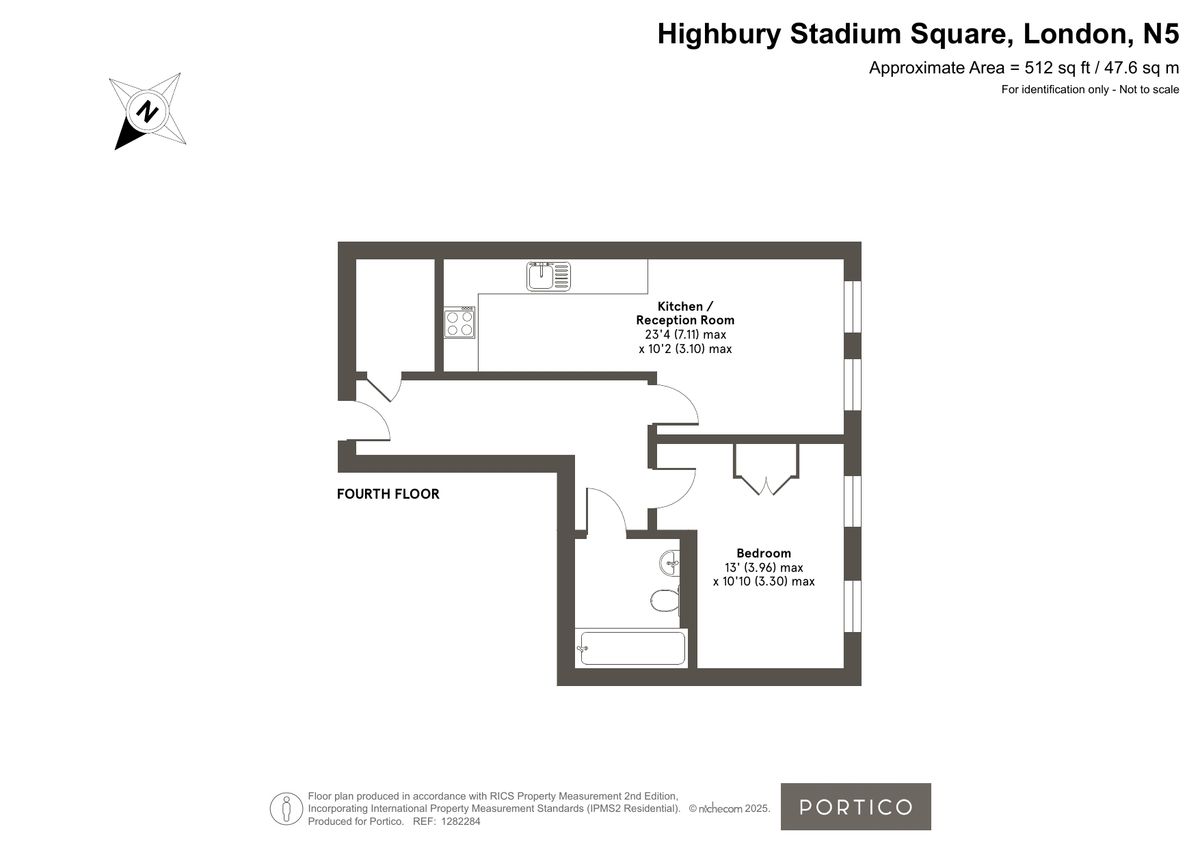 Wohnung in London, Großbritannien, 48 m² - Foto 9