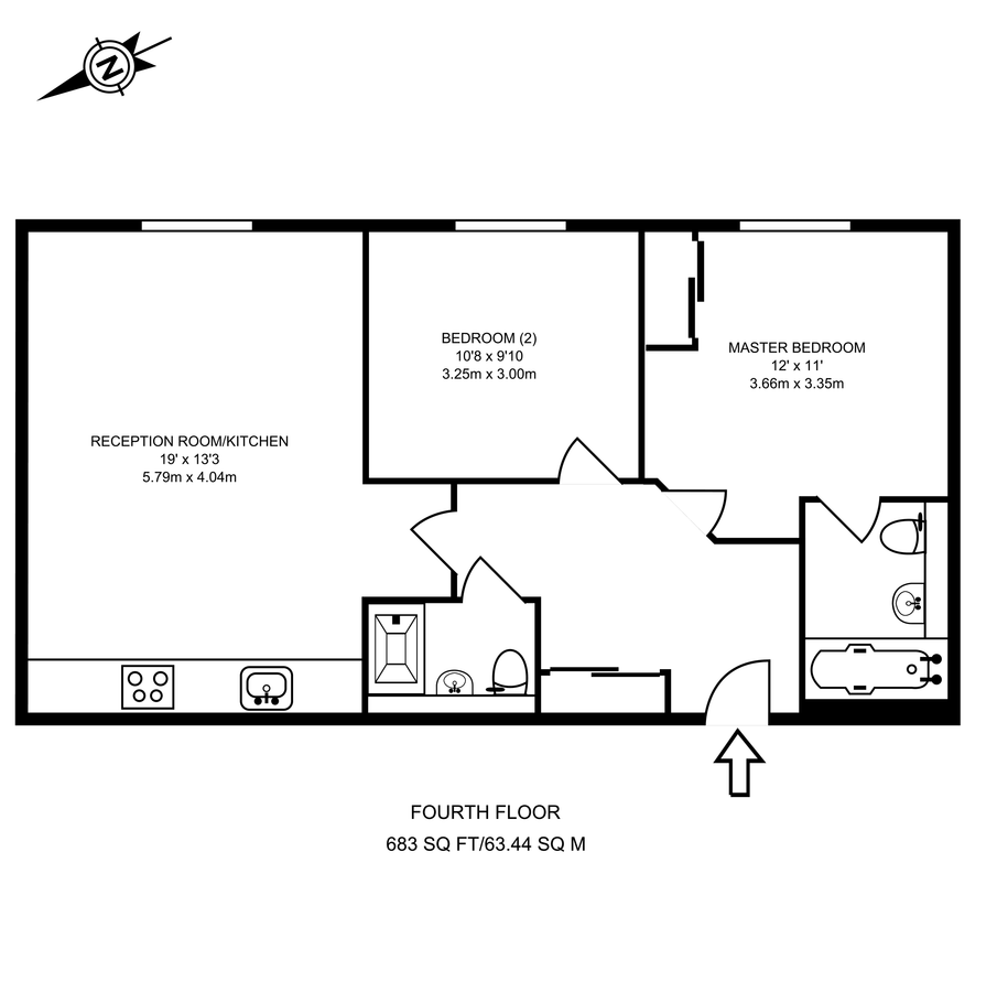 Piso en Londres, Reino Unido, 63 m² - imagen 9