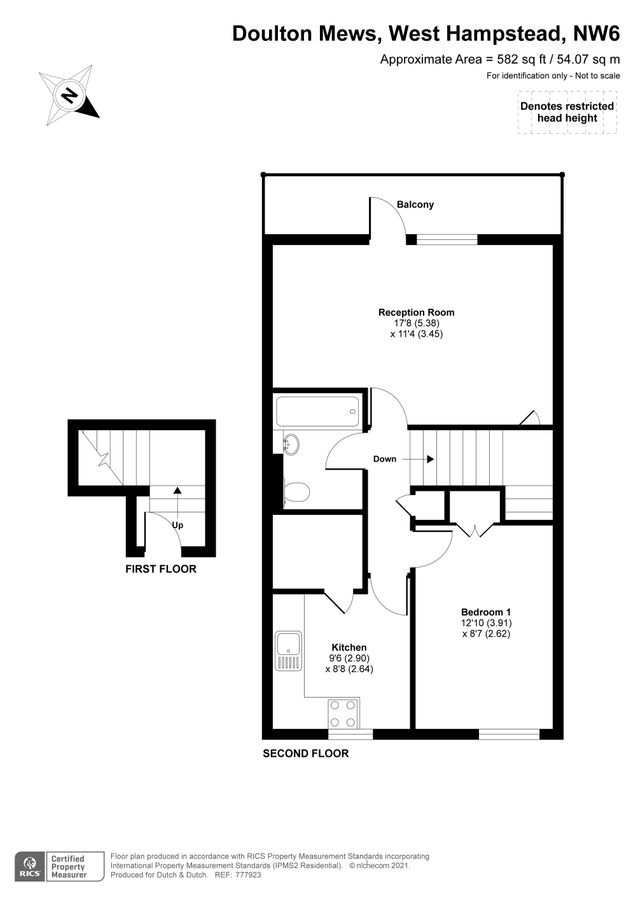 Flat in London, United Kingdom, 54 m² - picture 9