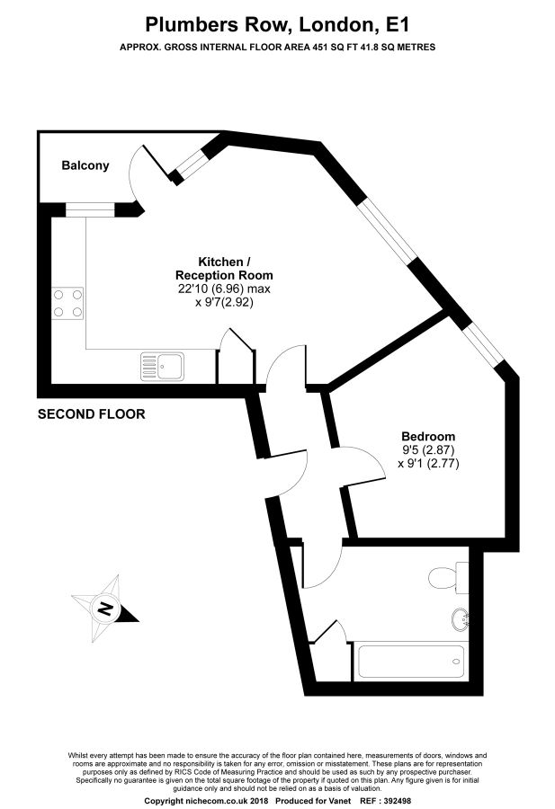 Appartamento a Londra, Regno Unito, 42 m² - foto 9