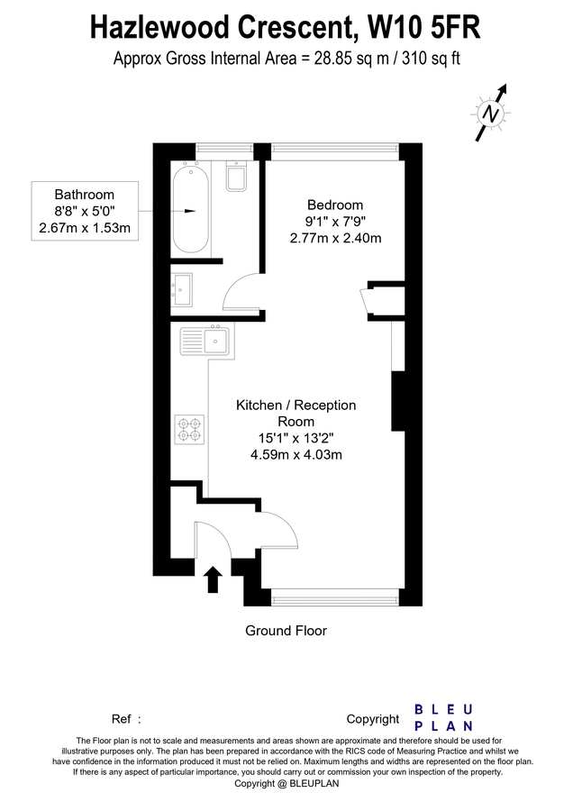 Appartement à Londres, Royaume-Uni, 29 m² - image 9
