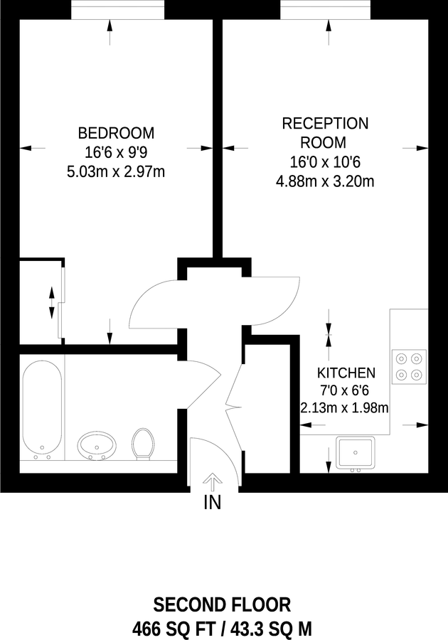 Appartement à Londres, Royaume-Uni, 43 m² - image 9