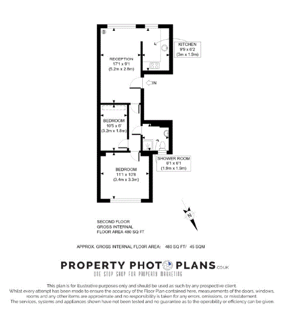 Appartamento a Londra, Regno Unito, 45 m² - foto 10