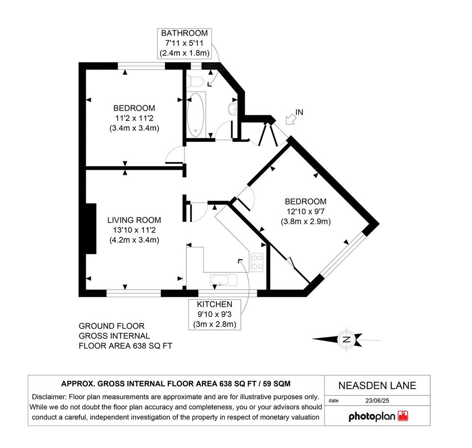 Piso en Londres, Reino Unido, 59 m² - imagen 10