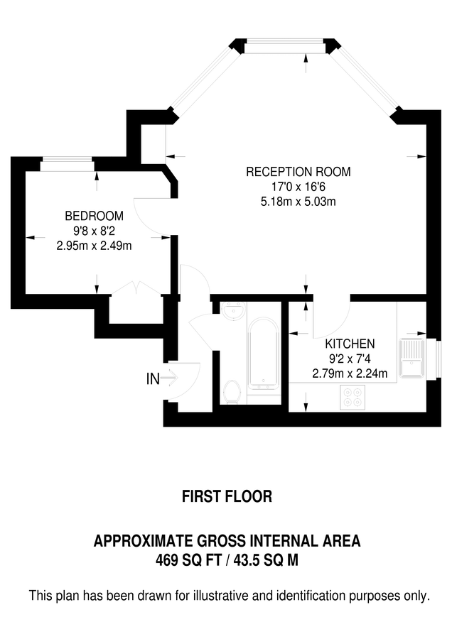 Appartamento a Londra, Regno Unito, 44 m² - foto 10
