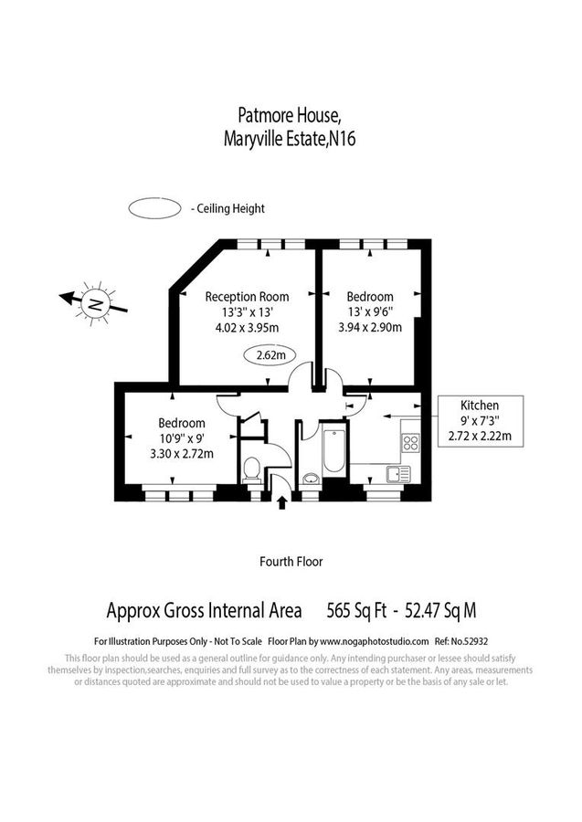 Wohnung in London, Großbritannien, 53 m² - Foto 10
