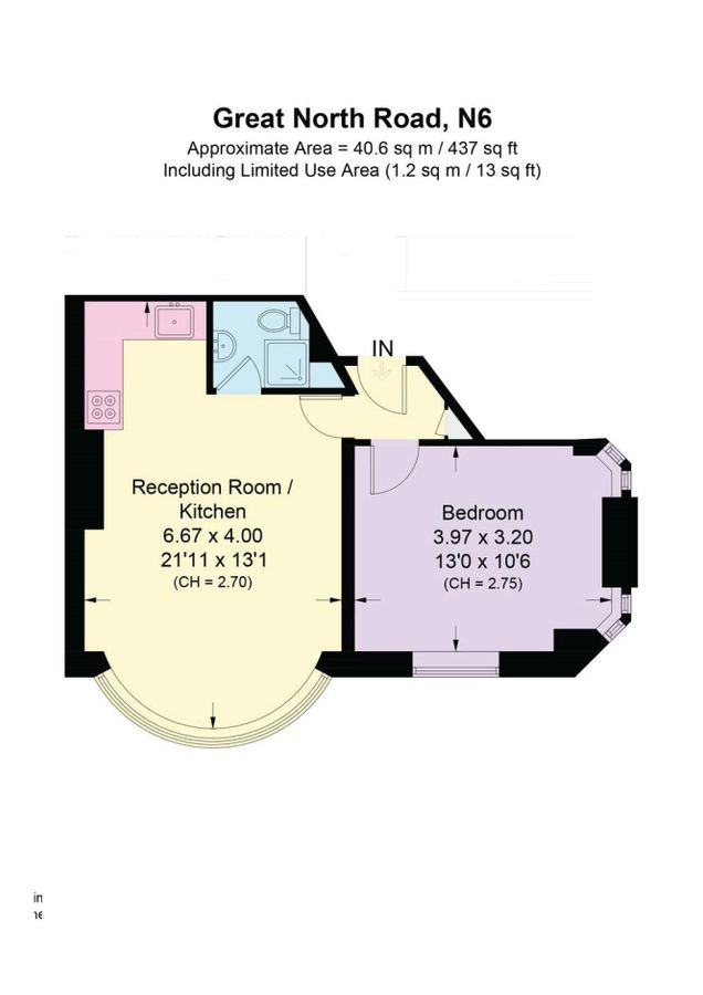 Wohnung in London, Großbritannien, 41 m² - Foto 10