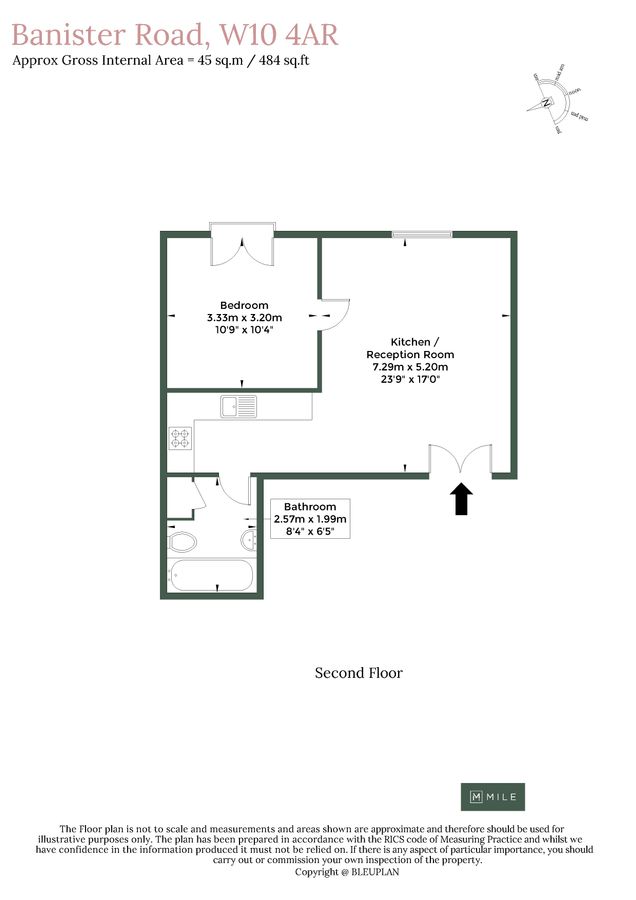 Appartamento a Londra, Regno Unito, 45 m² - foto 10