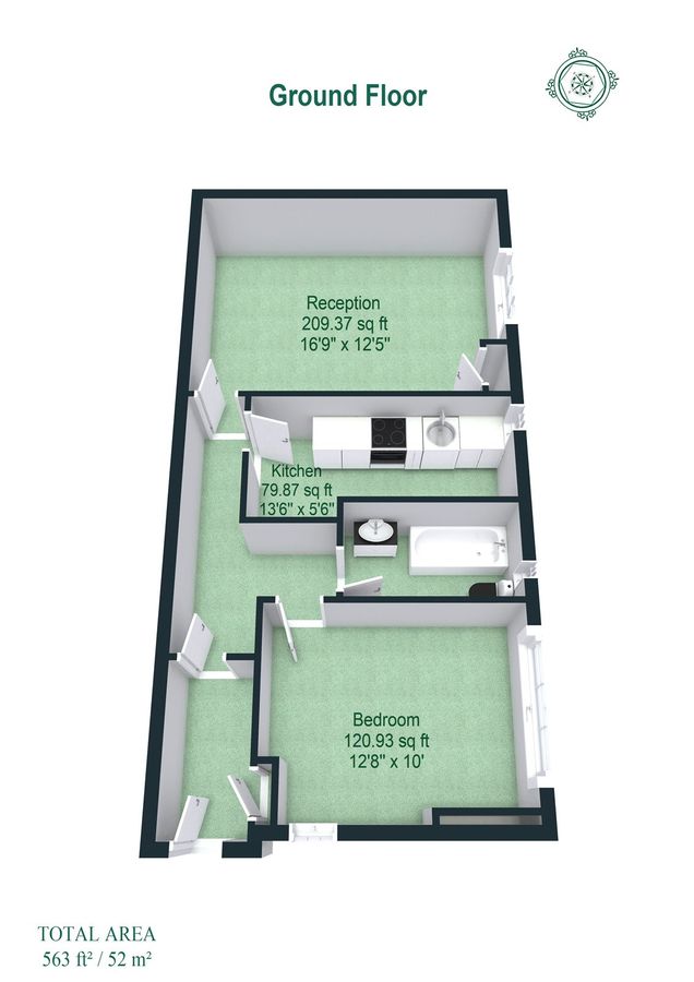 Appartement à Londres, Royaume-Uni, 52 m² - image 11