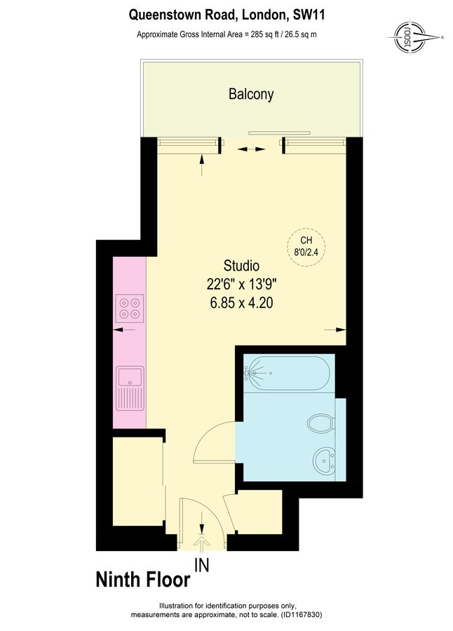 Appartement à Londres, Royaume-Uni, 27 m² - image 11