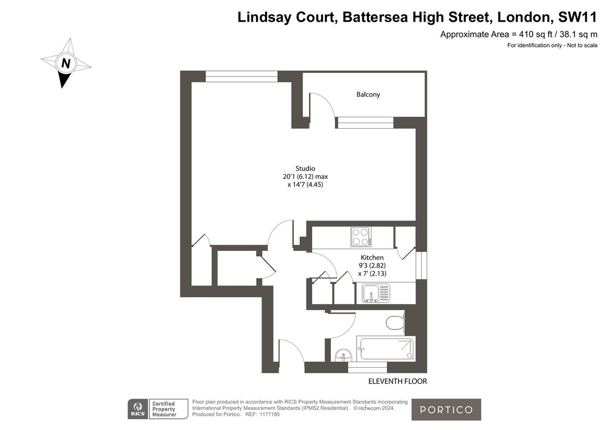 Flat in London, United Kingdom, 38 m² - picture 11