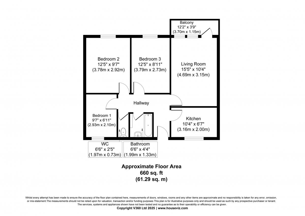 Appartement à Londres, Royaume-Uni, 61 m² - image 11