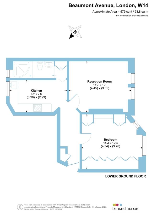 Wohnung in London, Großbritannien, 54 m² - Foto 11