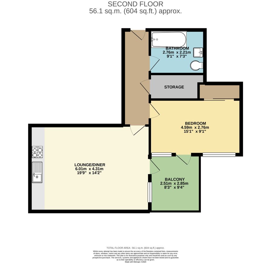 Appartement à Londres, Royaume-Uni, 56 m² - image 11