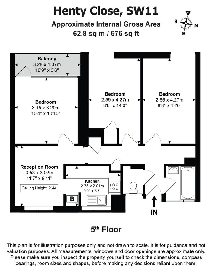 Piso en Londres, Reino Unido, 63 m² - imagen 11