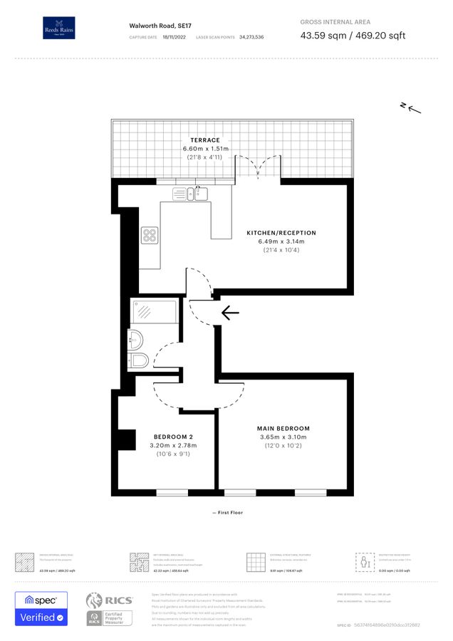 Appartement à Londres, Royaume-Uni, 44 m² - image 11