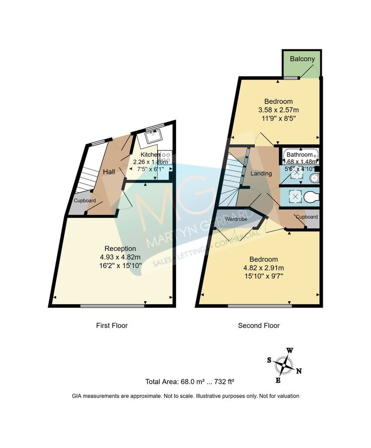 Piso en Londres, Reino Unido, 68 m² - imagen 12