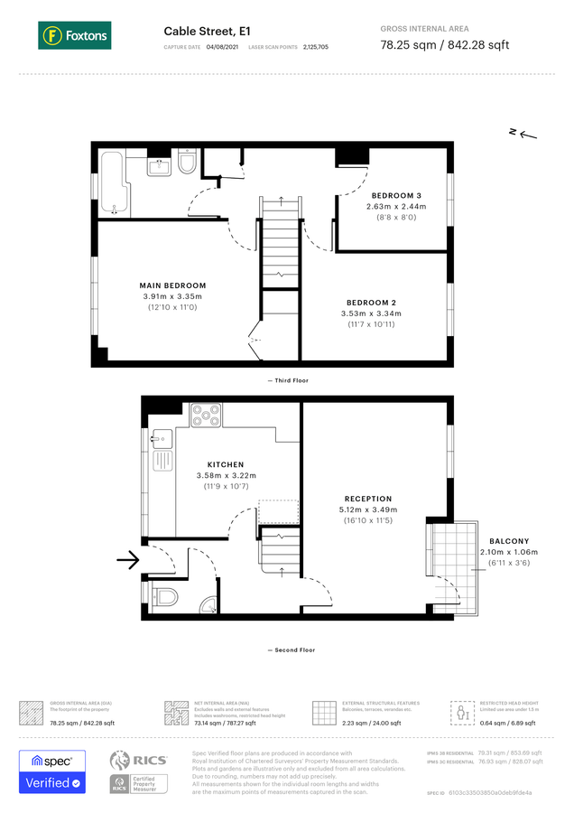 Appartement à Londres, Royaume-Uni, 78 m² - image 12