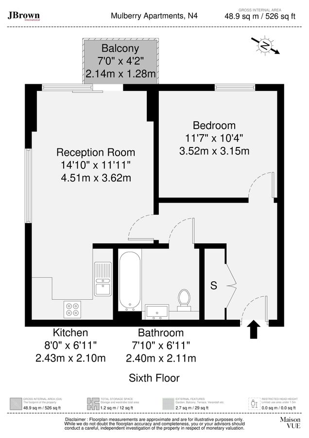 Appartement à Londres, Royaume-Uni, 49 m² - image 12