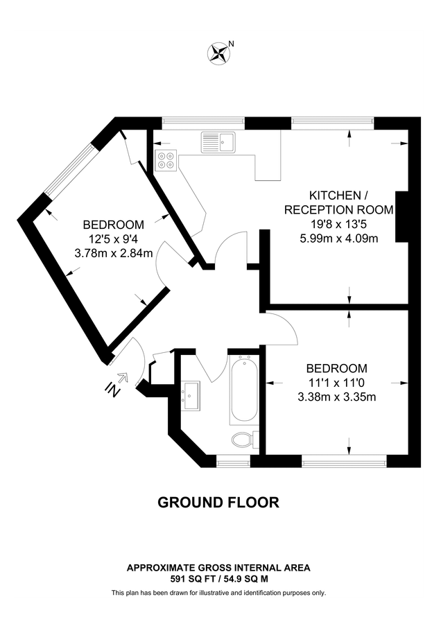 Flat in London, United Kingdom, 55 m² - picture 12
