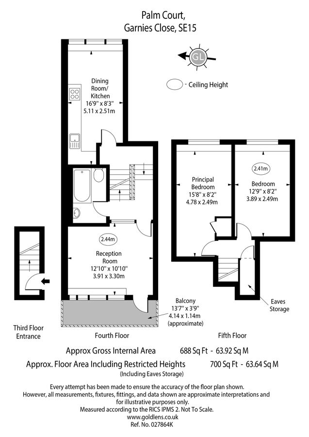 Appartamento a Londra, Regno Unito, 64 m² - foto 12
