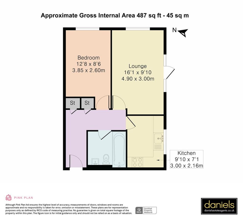 Appartement à Londres, Royaume-Uni, 45 m² - image 12
