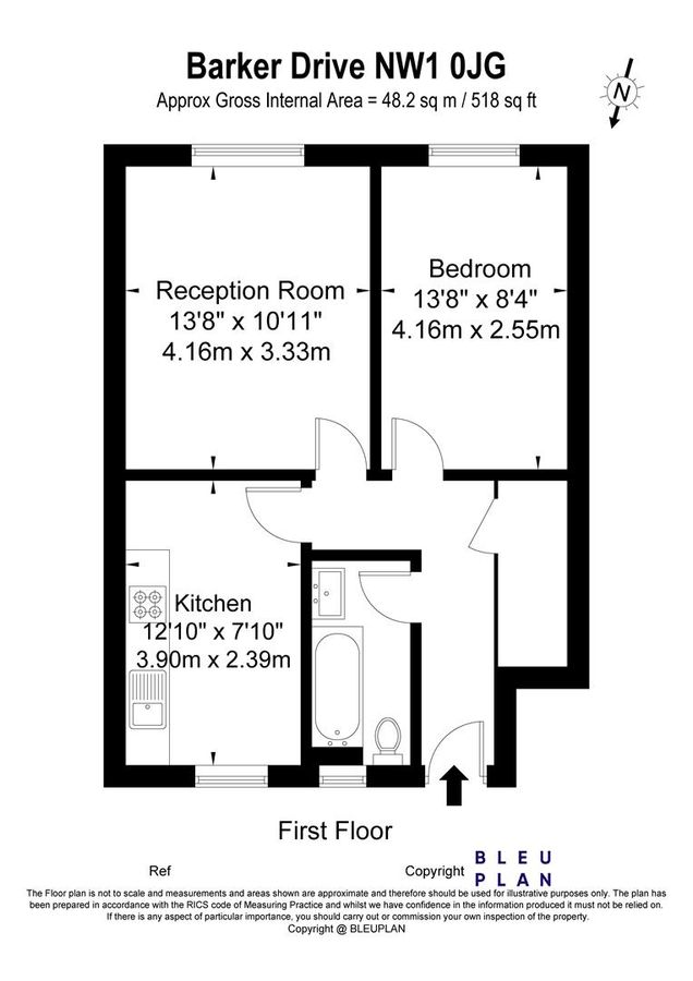 Appartement à Londres, Royaume-Uni, 48 m² - image 13