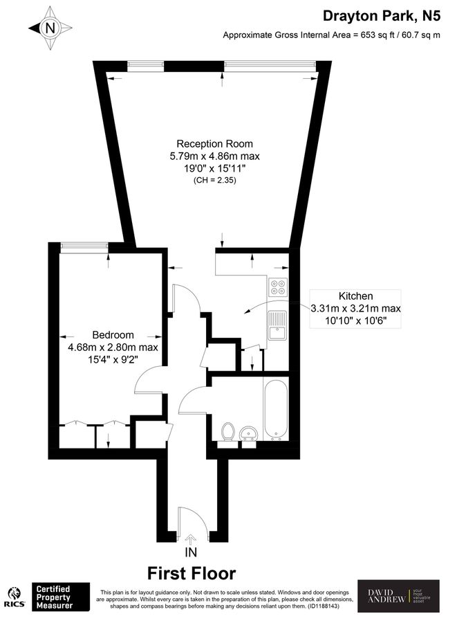 Appartement à Londres, Royaume-Uni, 61 m² - image 13
