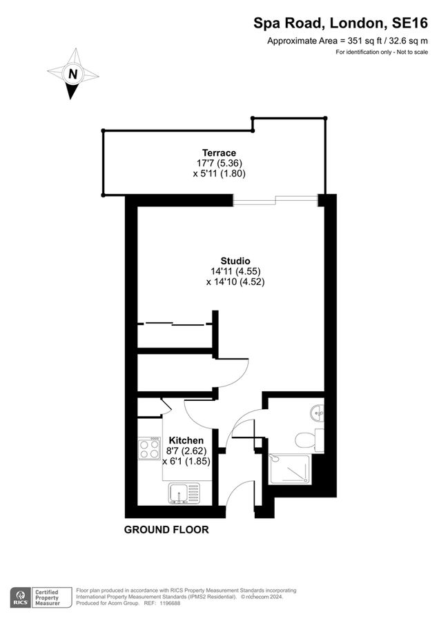 Wohnung in London, Großbritannien, 33 m² - Foto 13