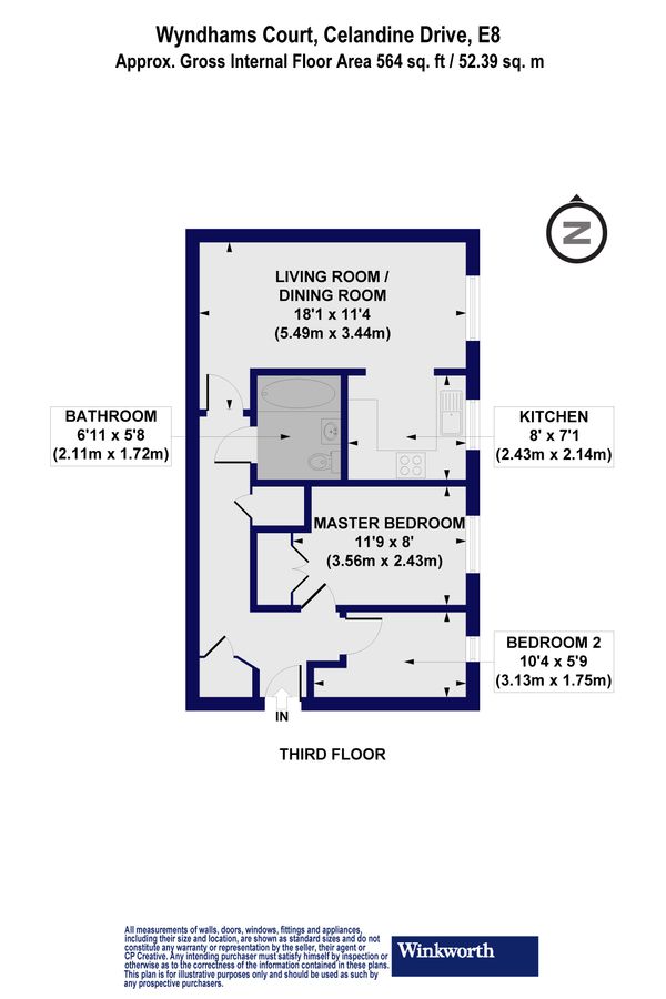 Appartement à Londres, Royaume-Uni, 52 m² - image 13