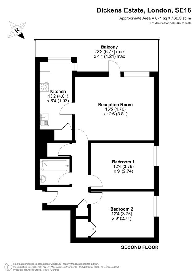 Piso en Londres, Reino Unido, 62 m² - imagen 13