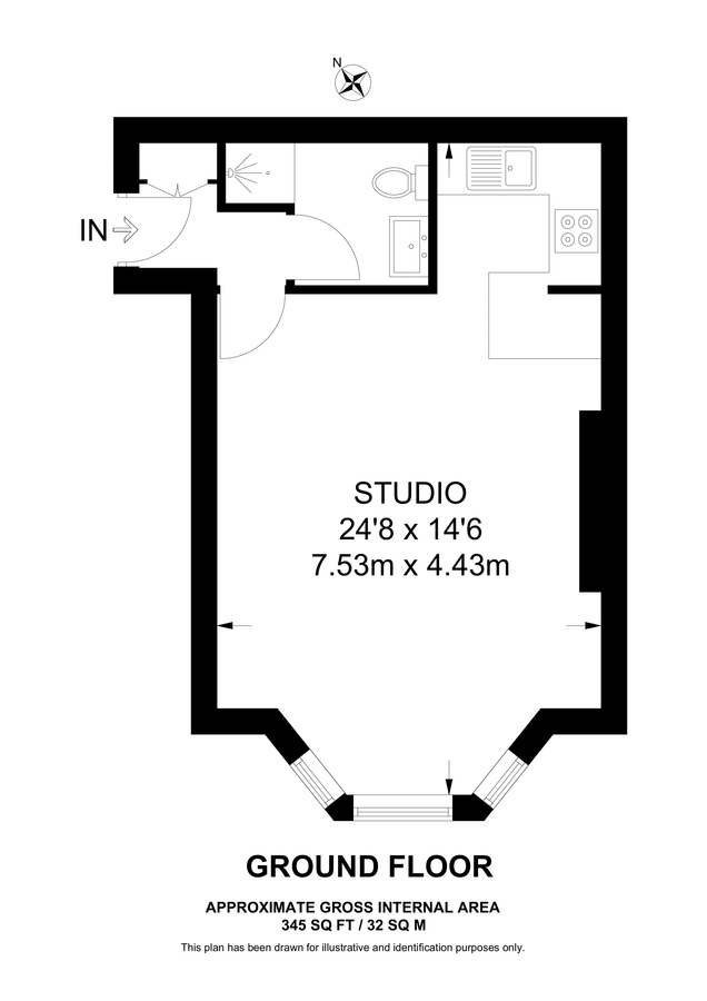 Flat in London, United Kingdom, 32 m² - picture 13