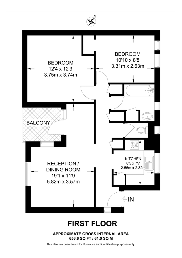 Piso en Londres, Reino Unido, 61 m² - imagen 13
