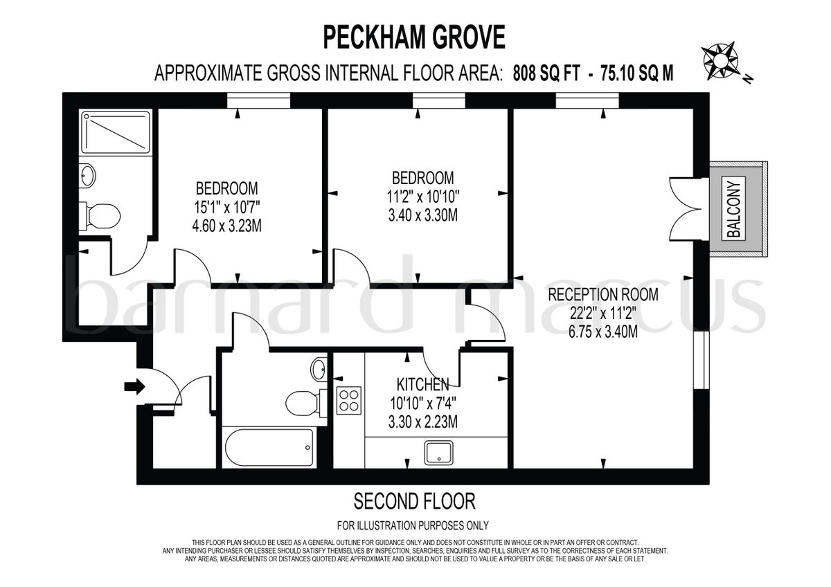 Appartement à Londres, Royaume-Uni, 75 m² - image 13