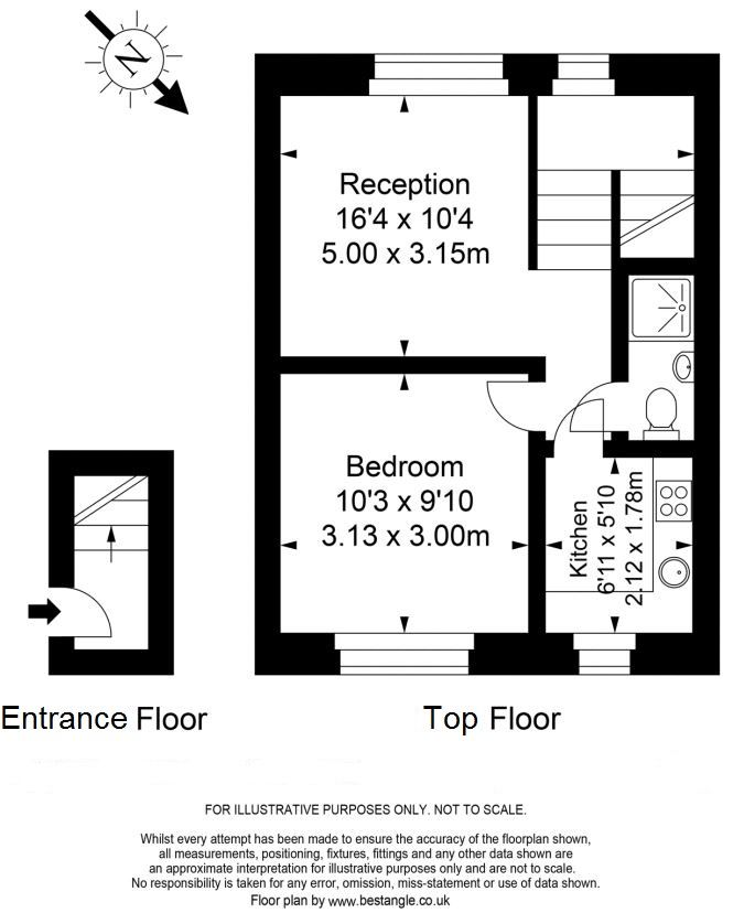 Wohnung in London, Großbritannien, 35 m² - Foto 13