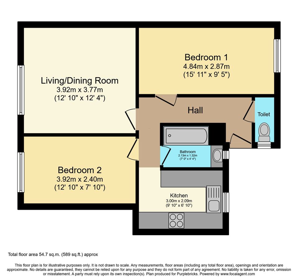 Piso en Londres, Reino Unido, 55 m² - imagen 14