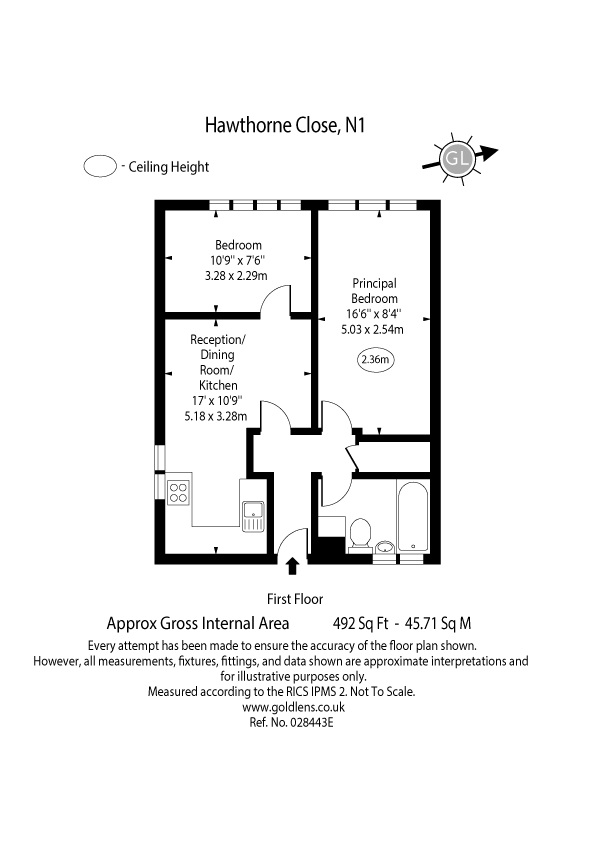 Piso en Londres, Reino Unido, 46 m² - imagen 14