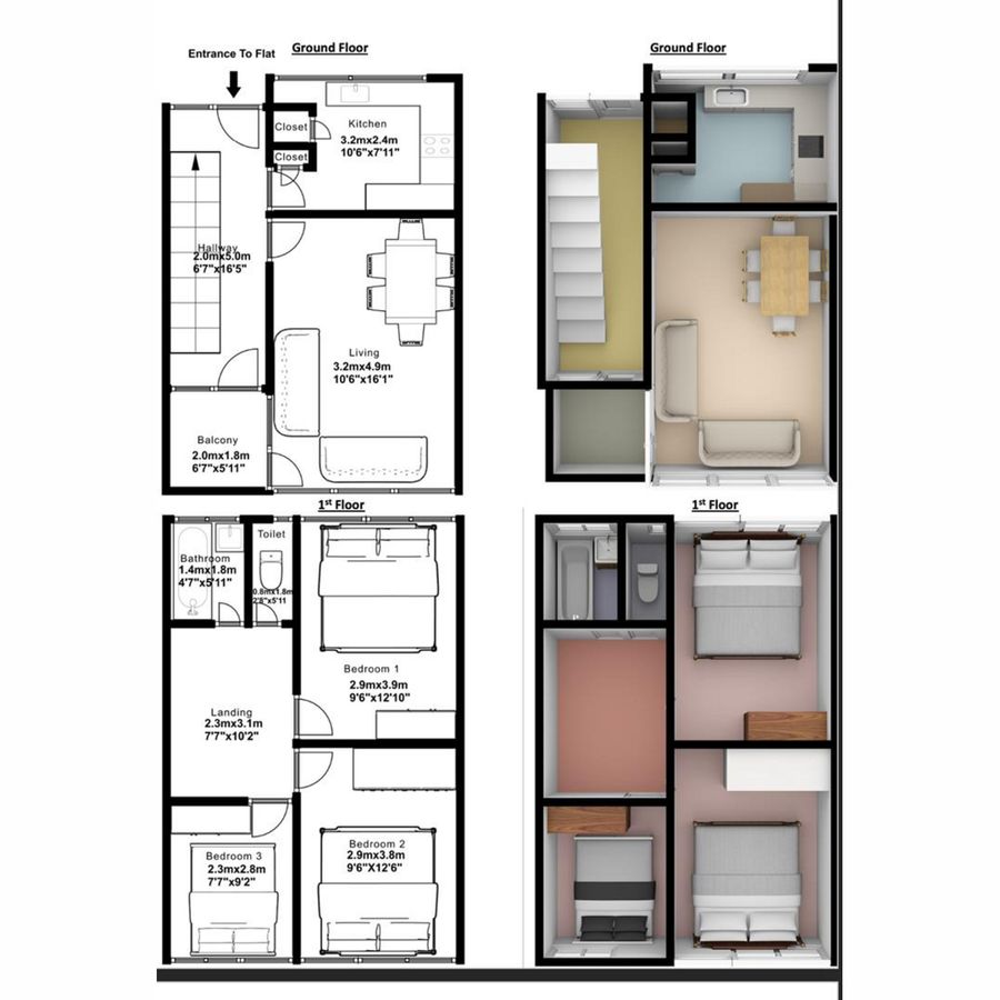 Flat in London, United Kingdom, 59 m² - picture 14