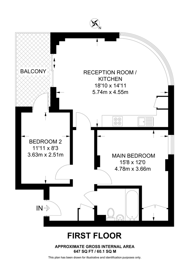 Appartamento a Londra, Regno Unito, 60 m² - foto 14