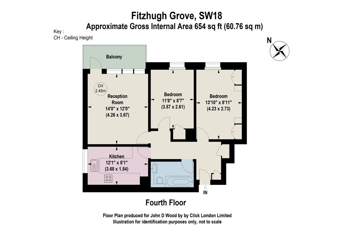 Appartement à Londres, Royaume-Uni, 61 m² - image 14