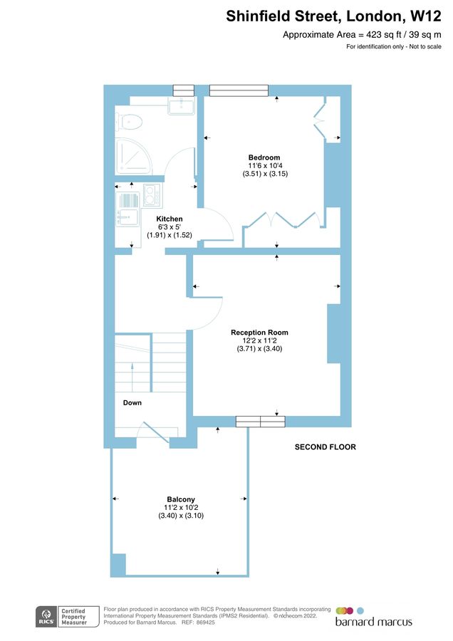 Appartamento a Londra, Regno Unito, 39 m² - foto 14