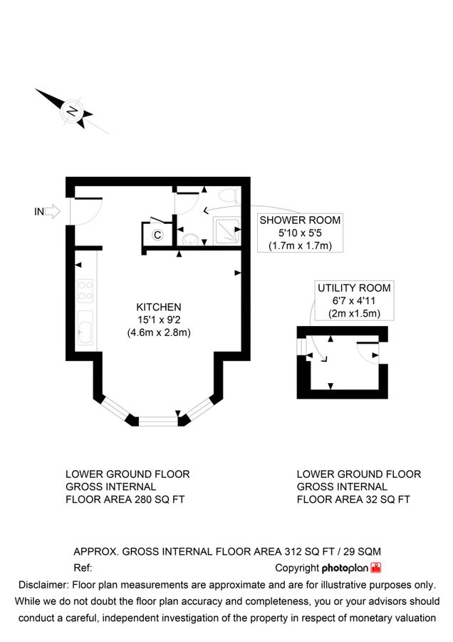 Appartamento a Londra, Regno Unito, 29 m² - foto 14
