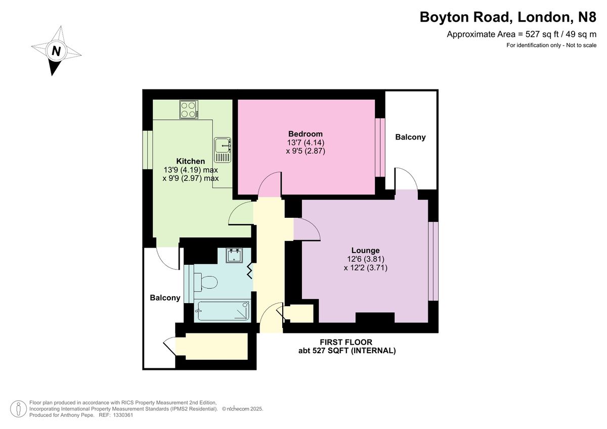 Appartement à Londres, Royaume-Uni, 49 m² - image 14