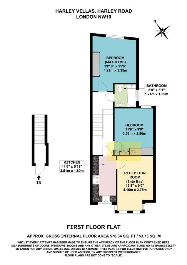 Piso en Londres, Reino Unido, 54 m² - imagen 14