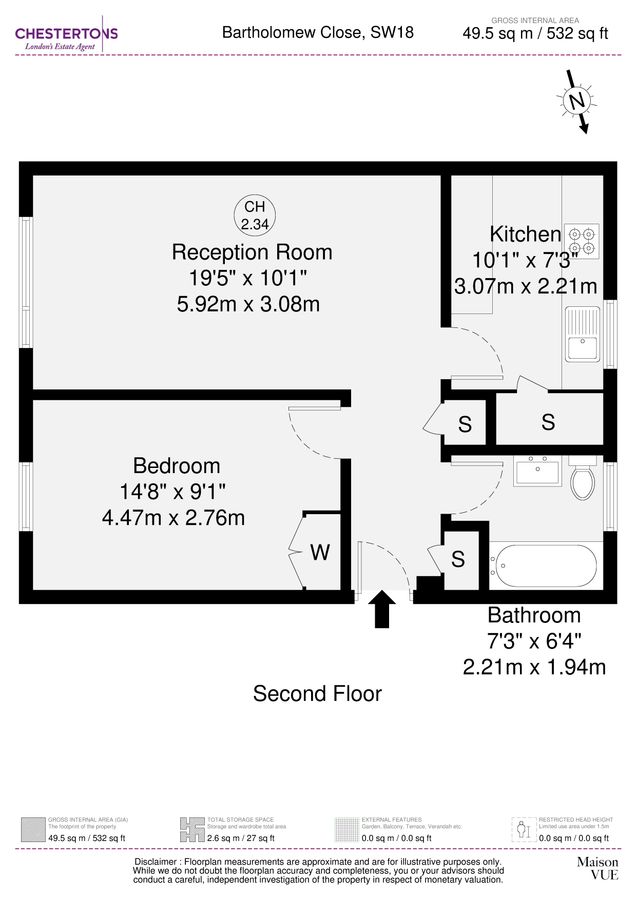 Flat in London, United Kingdom, 50 m² - picture 14