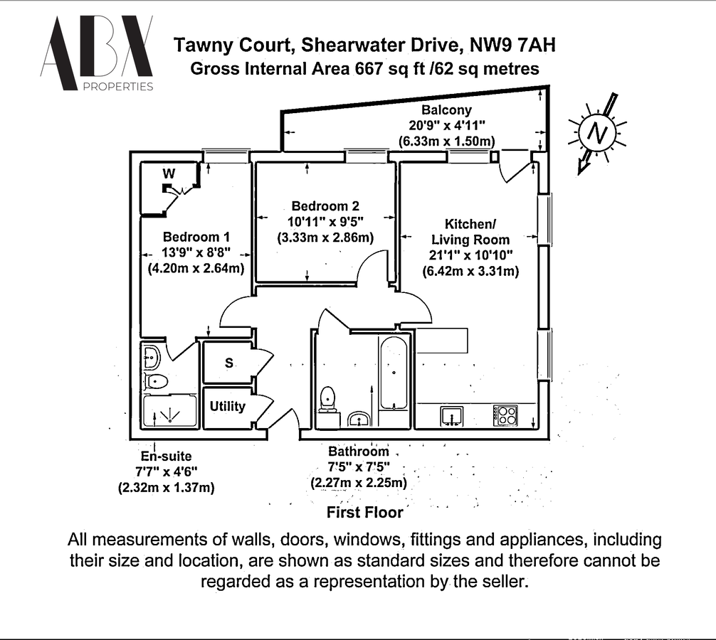 Piso en Londres, Reino Unido, 62 m² - imagen 15