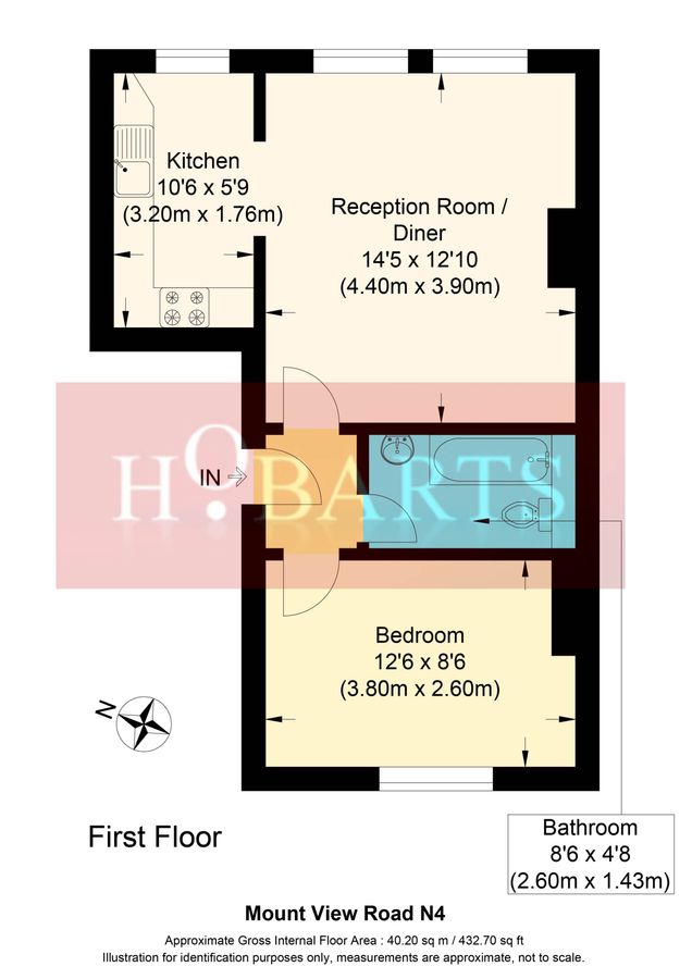 Flat in London, United Kingdom, 40 m² - picture 15
