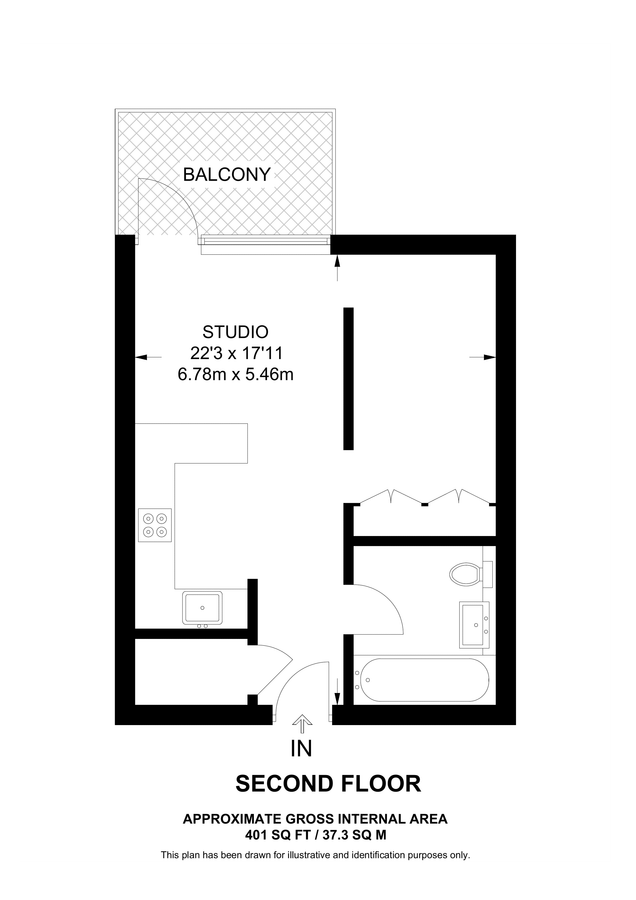 Appartamento a Londra, Regno Unito, 37 m² - foto 15
