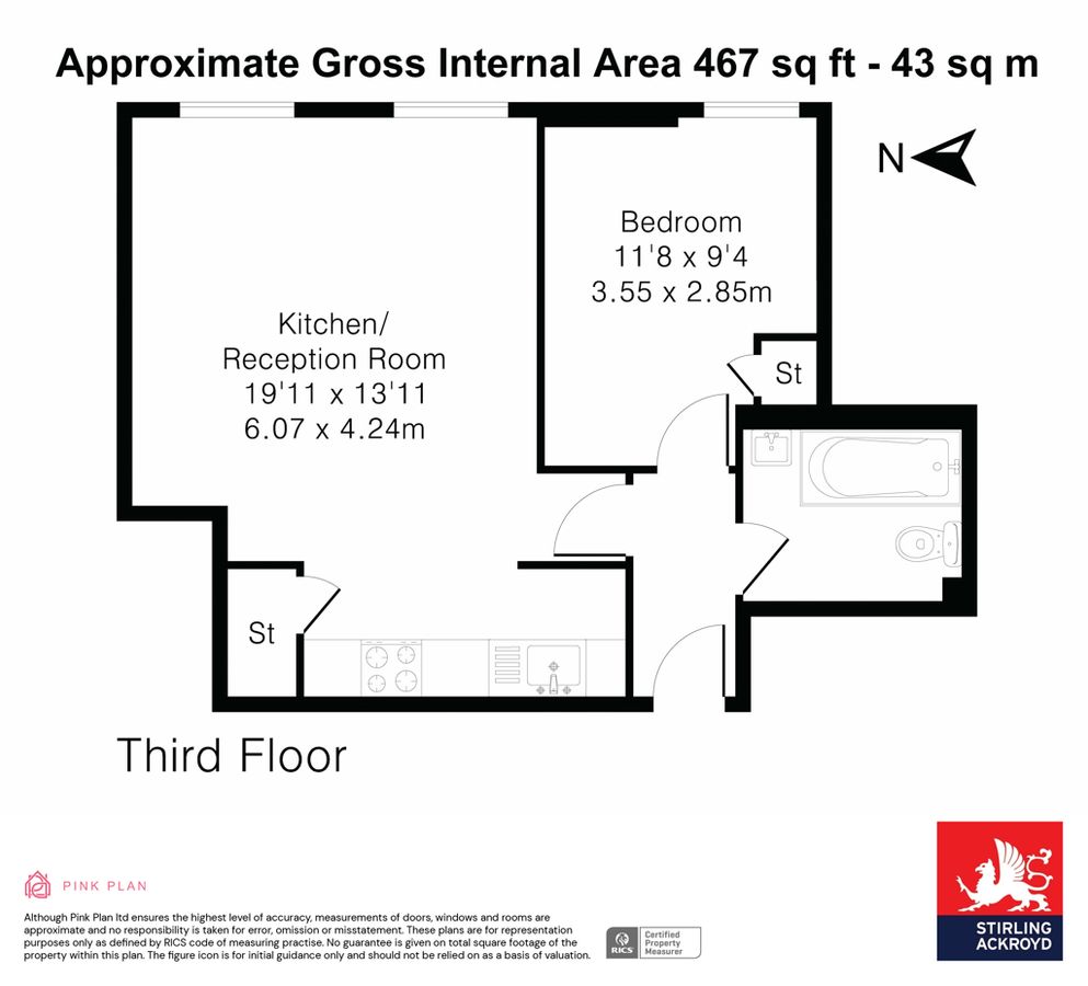 Appartamento a Londra, Regno Unito, 43 m² - foto 15