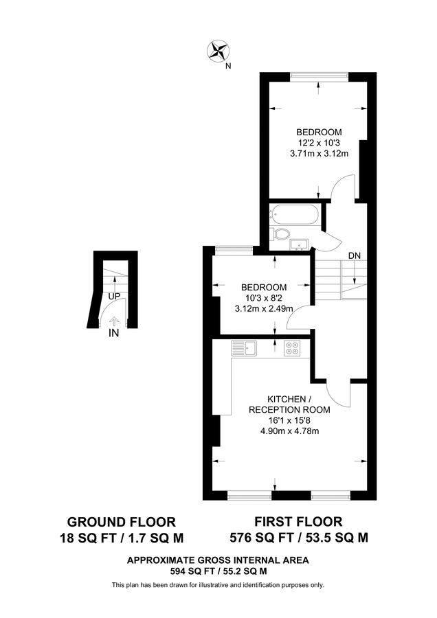 Appartement à Londres, Royaume-Uni, 55 m² - image 15